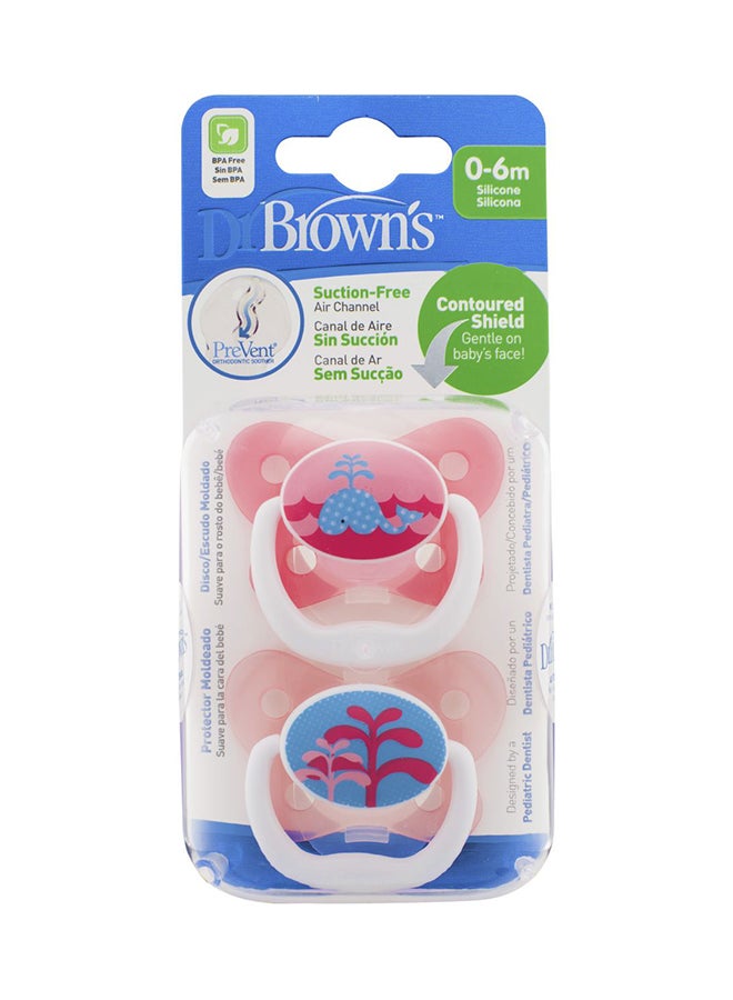 Dr. Brown’s 2-Piece Butterfly Shaped Pacifier Set - Image 2