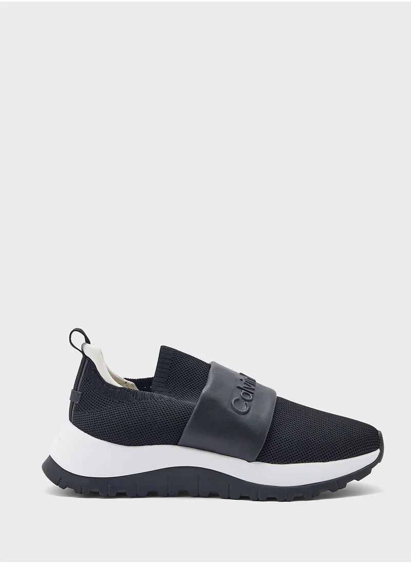CALVIN KLEIN SLIP ON RUNNER TRAINERS