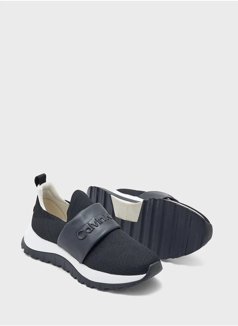 CALVIN KLEIN SLIP ON RUNNER TRAINERS