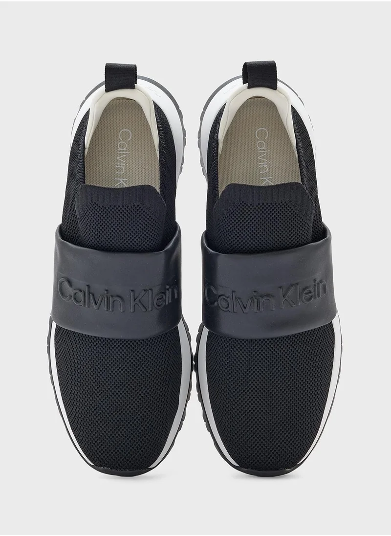 CALVIN KLEIN SLIP ON RUNNER TRAINERS