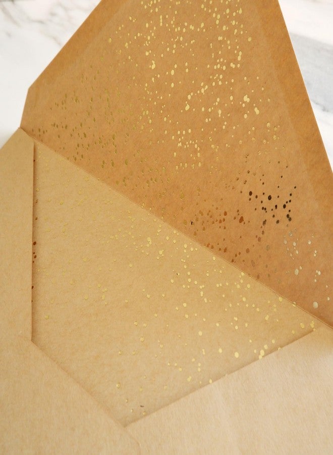 CHRIZ.Z Welcome Little One Greeting Card - Single New Baby Card for Baby Shower, Newborn, Birth & New Parents on White Color Textured Paper with Gold Foil and Glitter Envelope - 5" x 7" - Blank Inside - Image 4