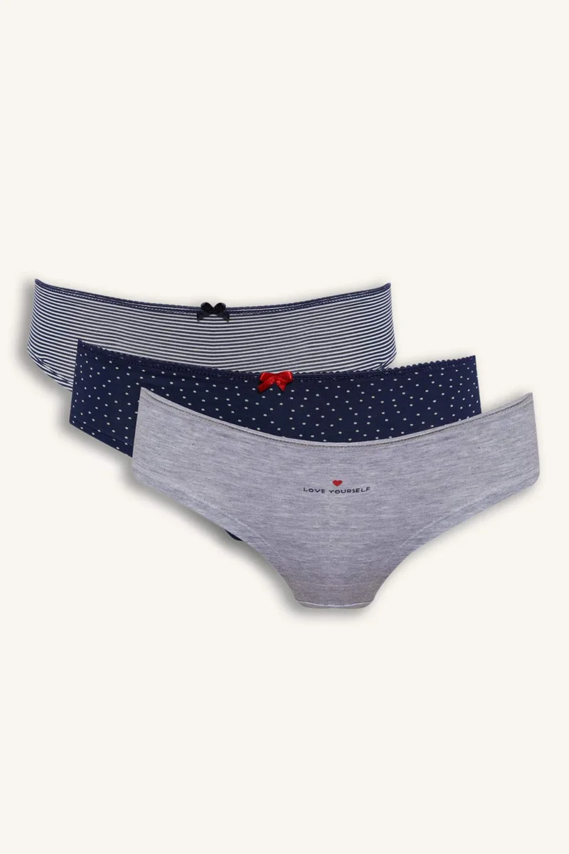 ديفاكتو 3 Piece Hipster Panties