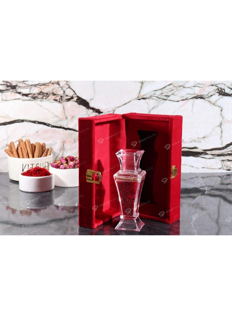 علبة هدايا مخمل فاخرة(5 جرام برلیان)