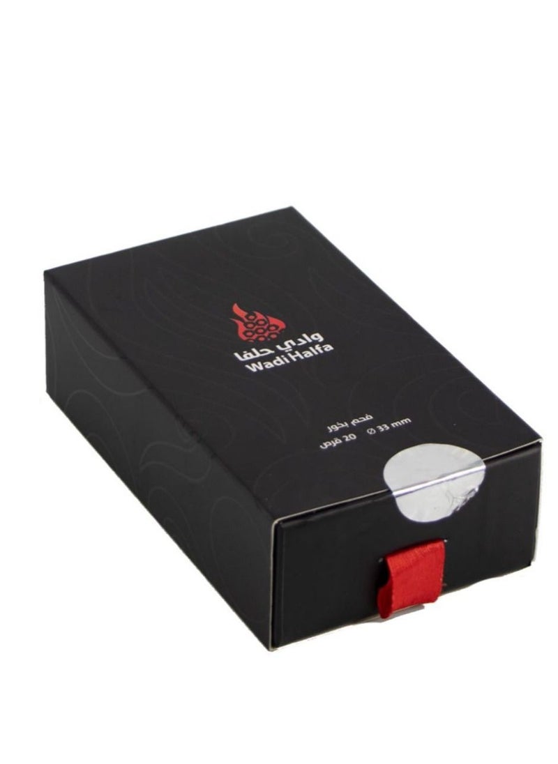 Wadi halfa - Regular size incense charcoal, a set of 4 boxes, easy to use, quick to ignite, and maintains the scent of real incense, wrapped in tin to make it easy to reseal after each use - Image 1