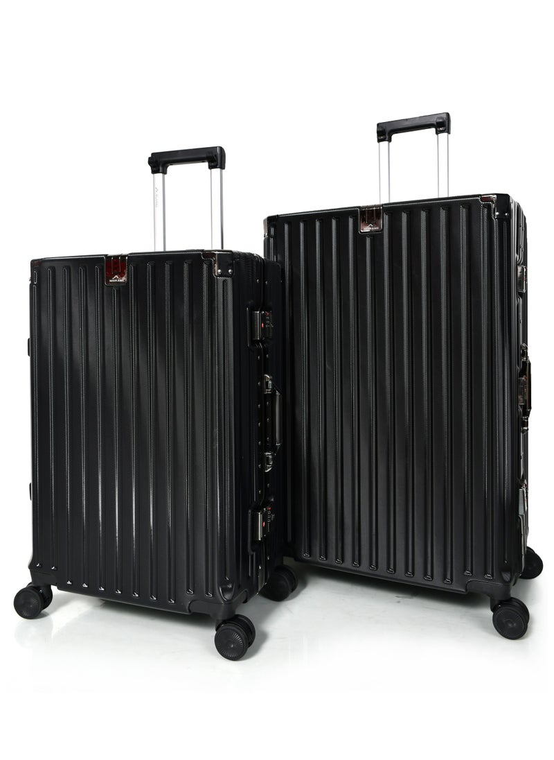 MORANO Morano aluminum travel luggage set, three pieces, elegant and durable design  - Image 3