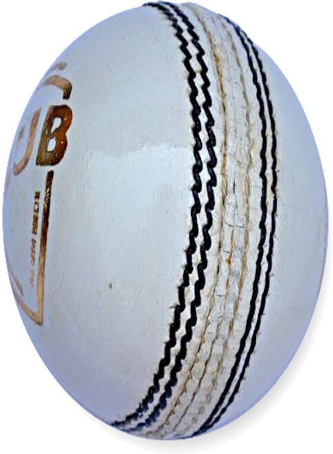 LABH TRADERS White Practice Cricket Leather Ball 2peace - Image 2