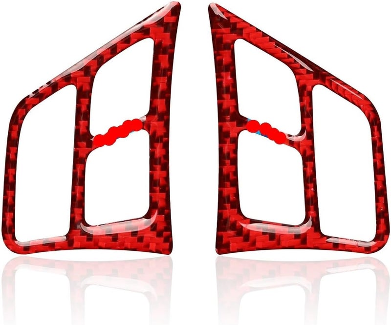 QASULER Carbon Fiber Steering Wheel Trim for BMW E90 E92 E93 - Image 1