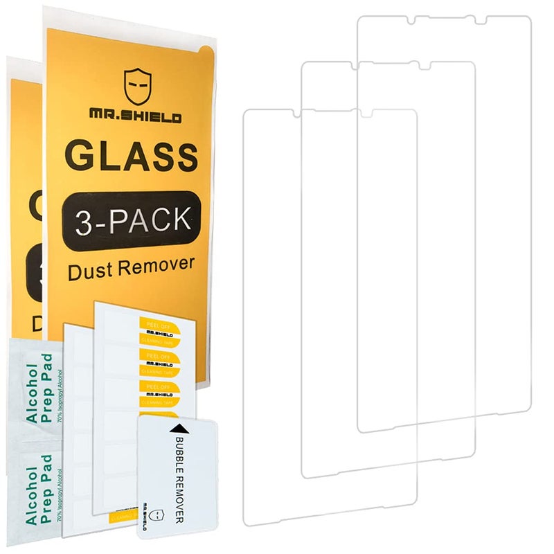 Mr Shield Mr.Shield [3-Pack] Designed For Sony Xperia 1 III [Tempered Glass] [Japan Glass with 9H Hardness] Screen Protector with Lifetime Replacement - Image 2