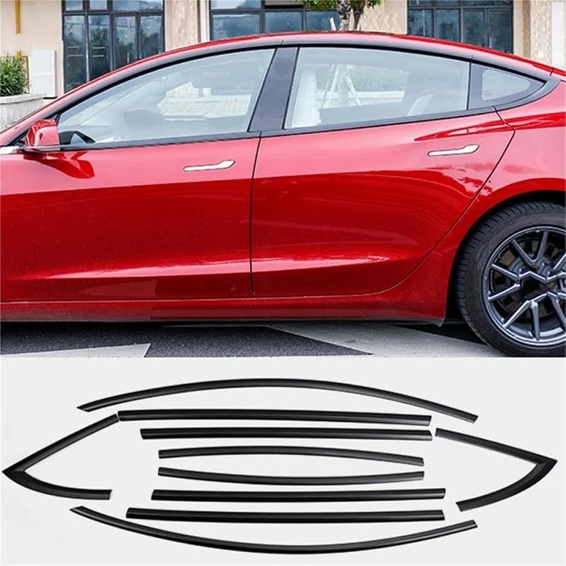 DEMULAX Car Door Edge Protector Trim for Tesla Model 3 - Image 2