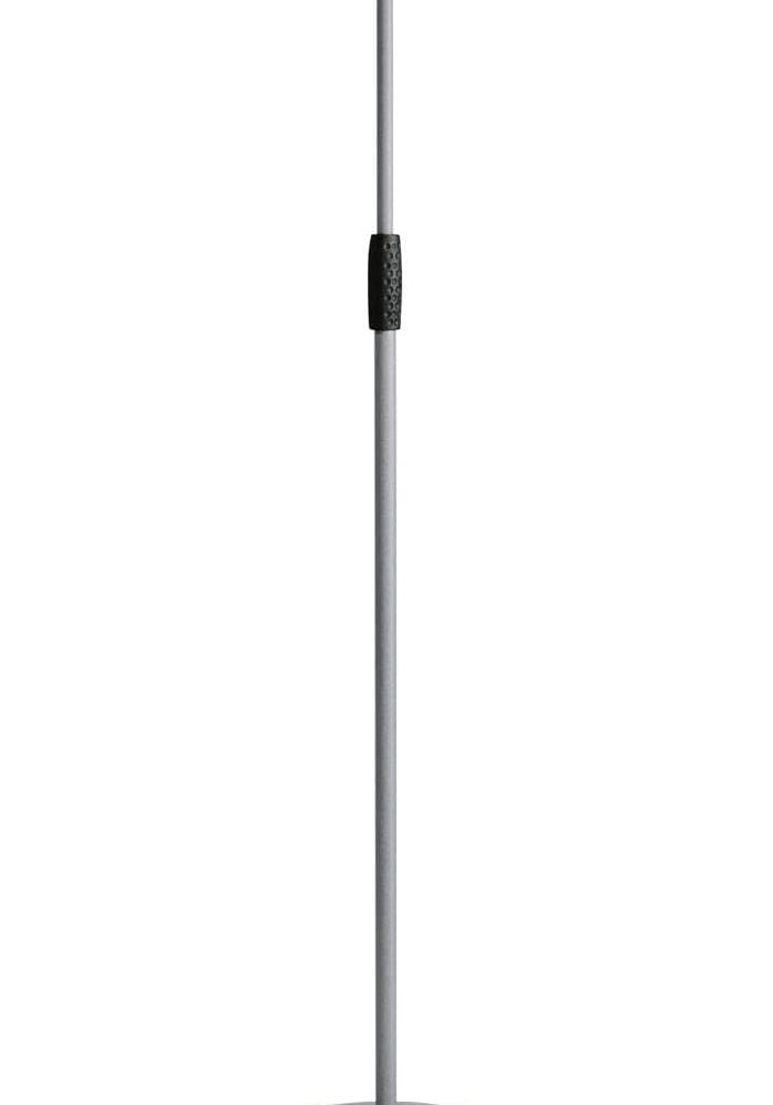 KM K&M Stands 26010.500.87 Adjustable Microphone Stand with Soft-Touch Height Adjustment - Gray - Image 1