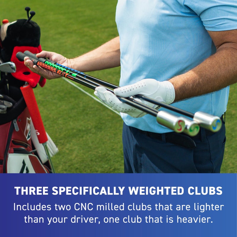 SuperSpeed Golf نظام تدريب سرعة السوينغ سوبر سبيد جولف | زيادة سرعة السوينغ و 20 ياردة | عصي السرعة™ المستخدمة من قبل بادرايج هارينجتون | بروتوكولات تدريب التطبيق - Image 5