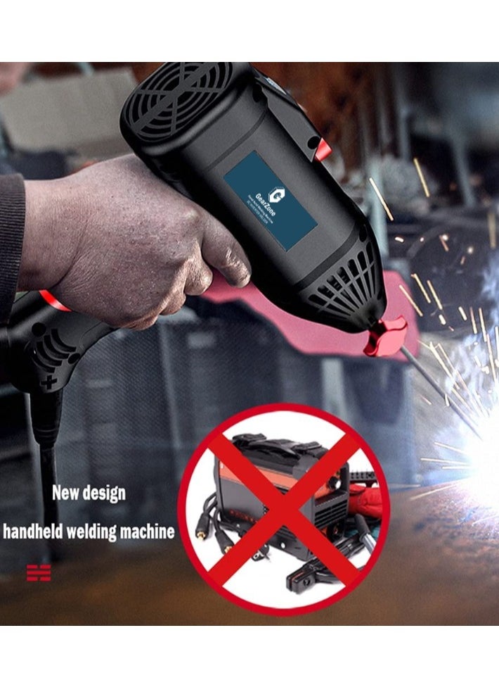 GearZone - 220V-60Hz-3000W Handheld Portable Electric Welding Machine, Automatic Digital Smart Welding Machine With Current Adjustment Handle - Image 1