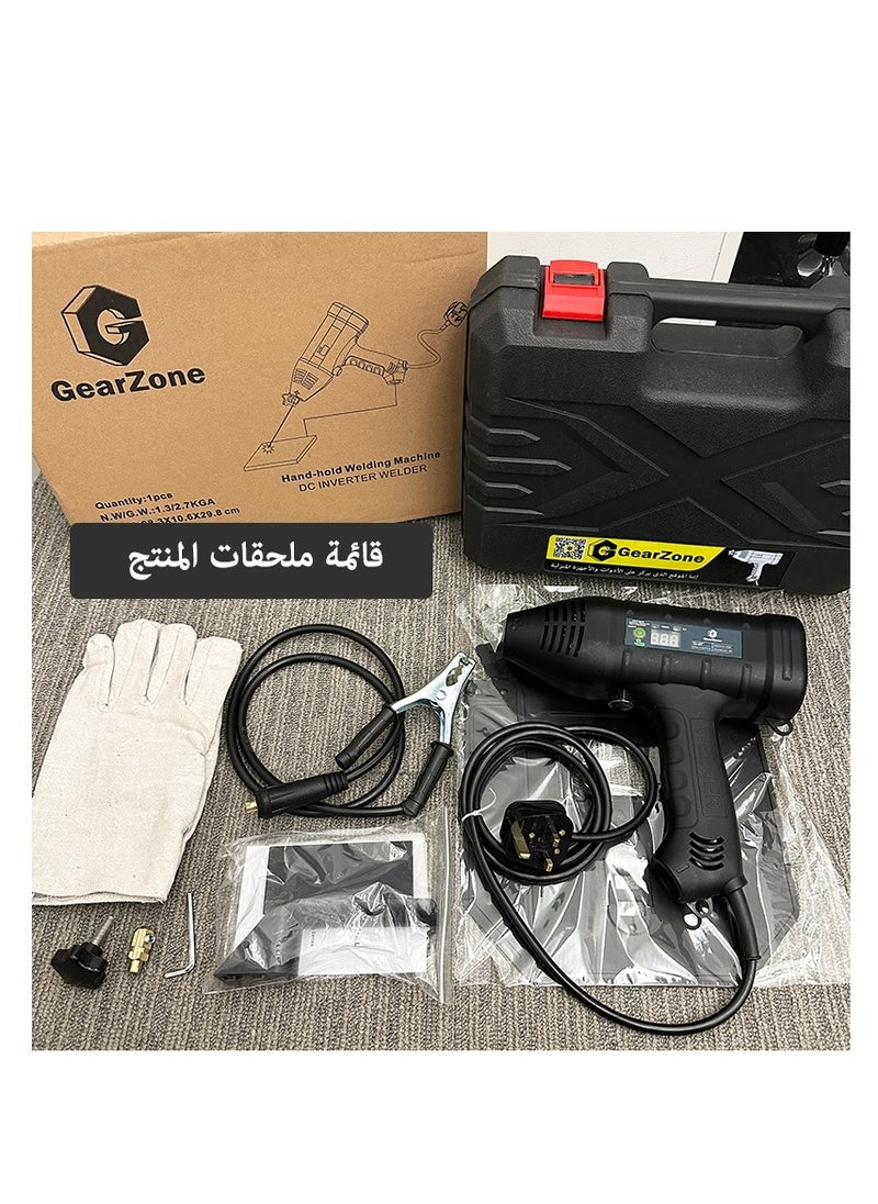 GearZone - 220V-60Hz-3000W Handheld Portable Electric Welding Machine, Automatic Digital Smart Welding Machine With Current Adjustment Handle - Image 1