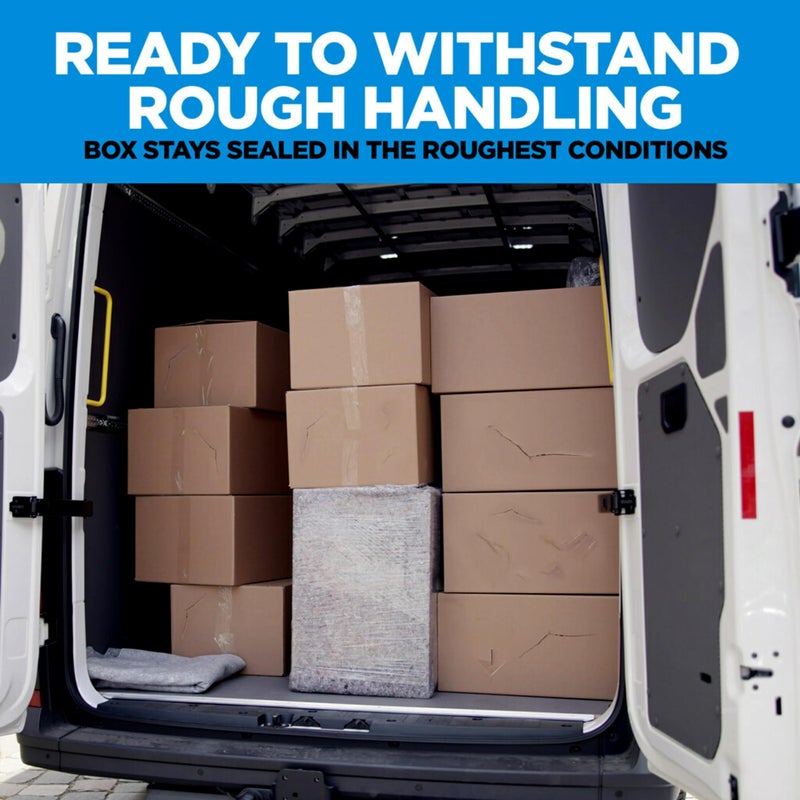 Scotch Heavy Duty Shipping Packing Tape, Clear, Shipping and Packaging Supplies, 1.88 in. x 54.6 yd., 6 Tape Rolls - Image 5