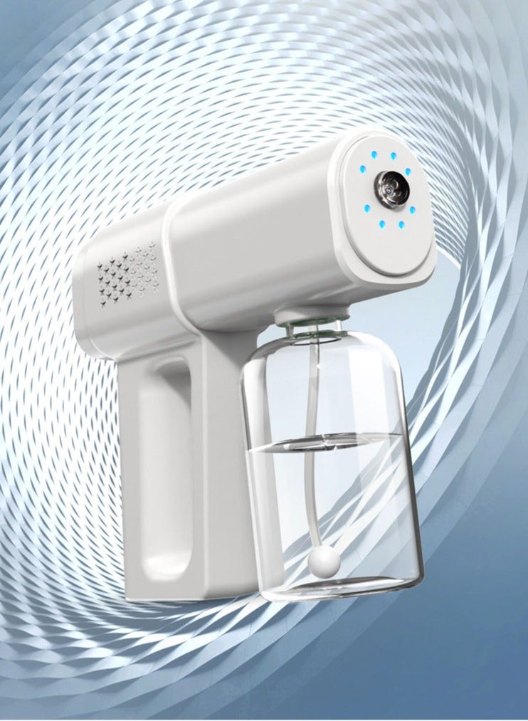 Generic Rechargeable Atomizer Sprayer Gun Handheld Nano Atomizer Spray Cordless Disinfectant Steam Gun Spray Large Capacity Electric Atomizer Fogger Machine Disinfection Gun for Car School Home - Image 2