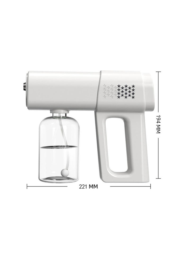 Generic Rechargeable Atomizer Sprayer Gun Handheld Nano Atomizer Spray Cordless Disinfectant Steam Gun Spray Large Capacity Electric Atomizer Fogger Machine Disinfection Gun for Car School Home - Image 5
