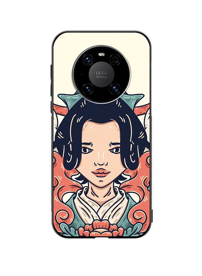 VR CREATIVE Protective Case Cover For Huawei Mate 40 Geisha Design Multicolour - Image 1