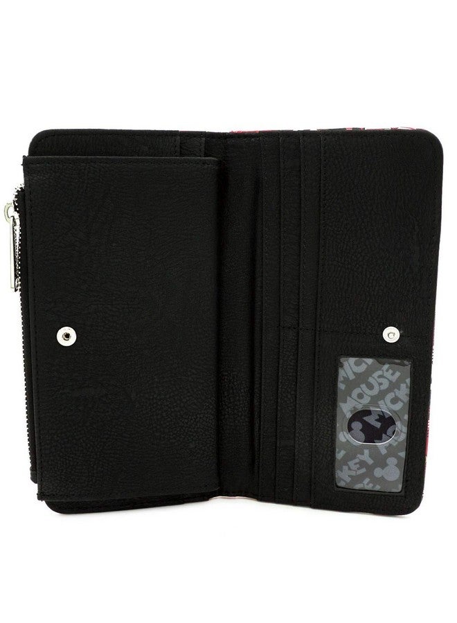 Loungefly X Mickey Mouse Plaid Wallet (Multicolored One Size) - Image 4