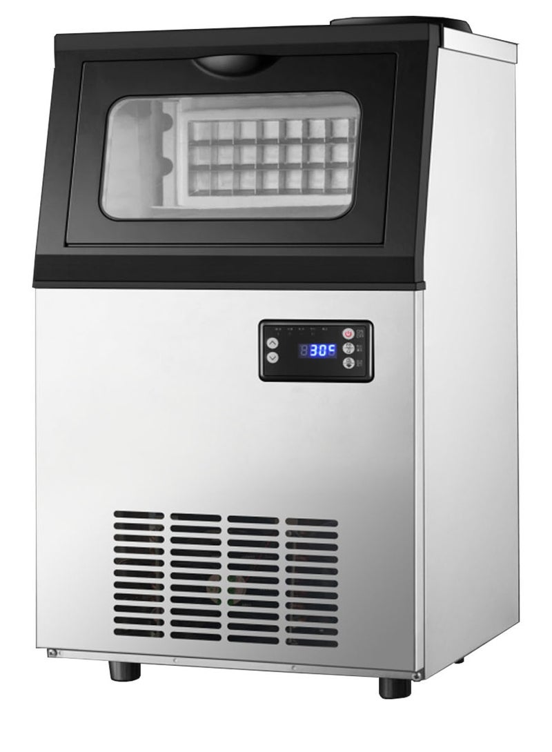 Cool Baby Tap Water Ice Maker Machine, 66lbs/24H Stainless Steel Under Counter ice Machine with 17.6lbs Ice Storage Capacity, Freestanding Ice Maker. - Image 5