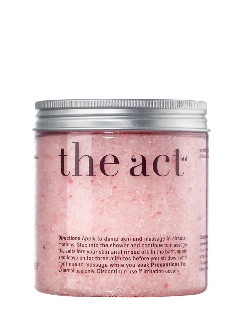 The Act Detoxifying leg scrub/bath soak