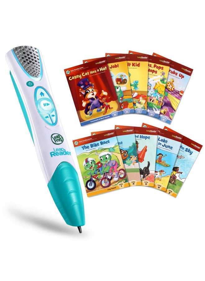 LeapFrog - Leapreader System Learn To Read 10 Book Mega Pack Teal Online Exclusive - Image 1