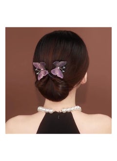 Excefore Ins Style Elegant Lazy Hair Curler, Crystal Hair Bun Maker, French Twist Hairstyle Bun Hair Accessories  - Image 2