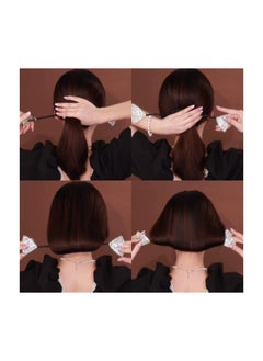 Excefore Ins Style Elegant Lazy Hair Curler, Crystal Hair Bun Maker, French Twist Hairstyle Bun Hair Accessories  - Image 4
