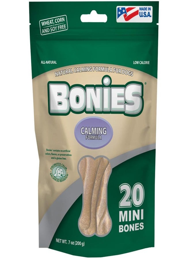 Pet Health Solutions BONIES Natural Calming Multi-Pack MINI (20 Bones / 7 oz) - Image 1