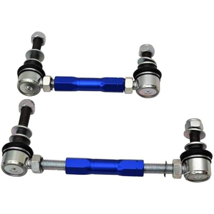 JS SUPER WORK Adjustable Sway Bar Link Front Stabilizer Bar Link Kit Fit For T0Y0Ta Fj CruiserFortunerHiluxLand Cruiser Prado 12Mm Ball Joint Adjustable Sway Bar Link - Image 3