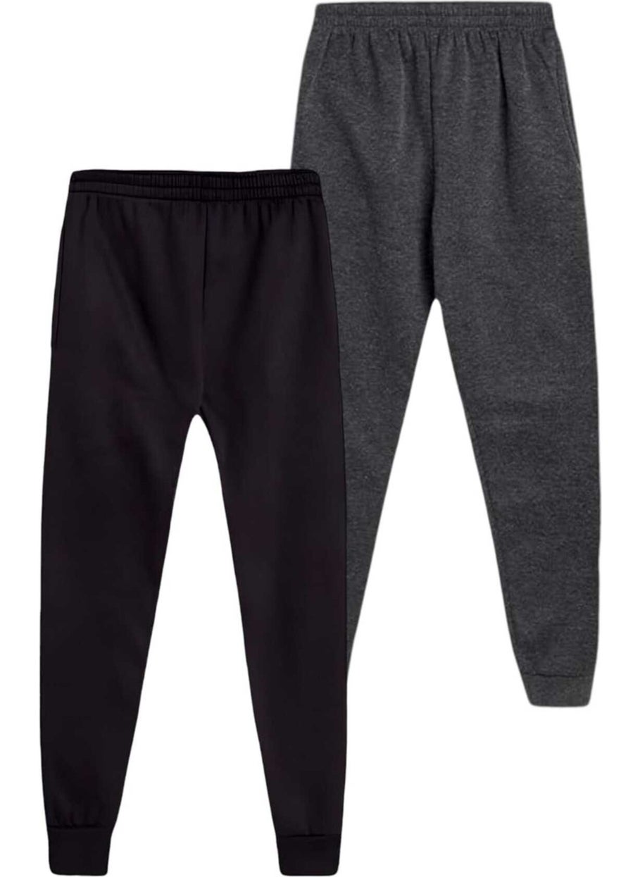 Mood Agenda Kids Elastic Waist Jogger Sweatpants Set of 2  - Image 3