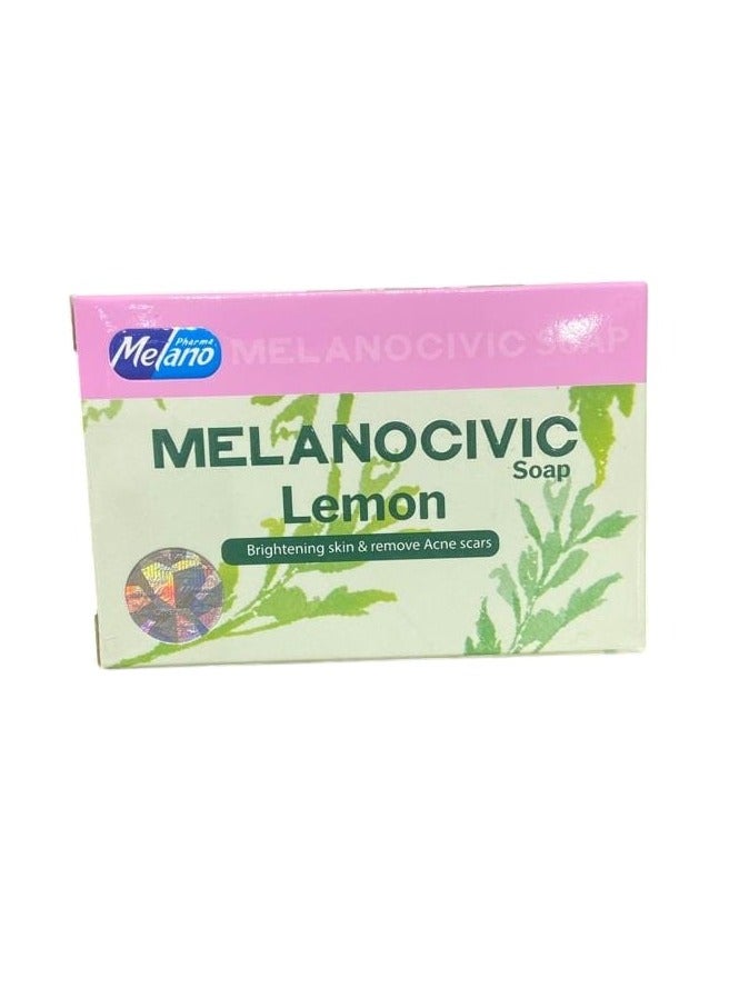 Melano Pharma Milanocivic Soap Lemon Brighteng Skin And Remove Acne Scars 100 g