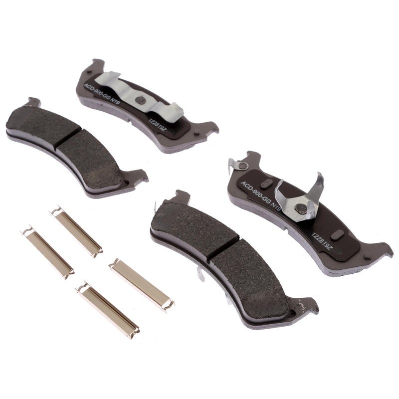 ACDelco Silver 14D667CHF1 Ceramic Rear Disc Brake Pad Set - Image 1