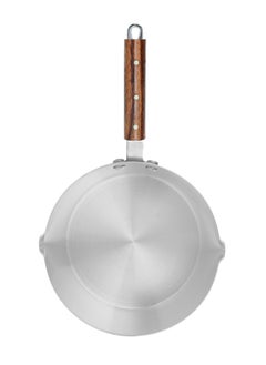 SONEX Sonex Mini Sauce Pan 14 cm, 800 ml, Premium Aluminum Finish, Dual Spout Design for Easy Pouring, Ideal for 2-3 Persons, Perfect for Tea, Coffee, Milk, or Water, Durable Wooden Heat-Resistant Handle  - Image 2