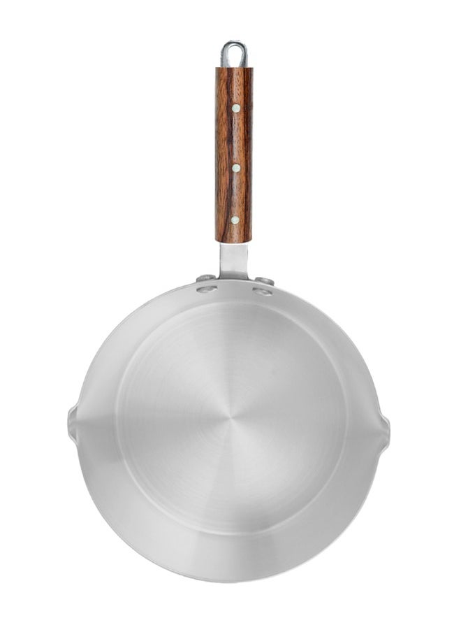 SONEX Sonex Mini Sauce Pan 14 cm, 800 ml, Premium Aluminum Finish, Dual Spout Design for Easy Pouring, Ideal for 2-3 Persons, Perfect for Tea, Coffee, Milk, or Water, Durable Wooden Heat-Resistant Handle  - Image 2