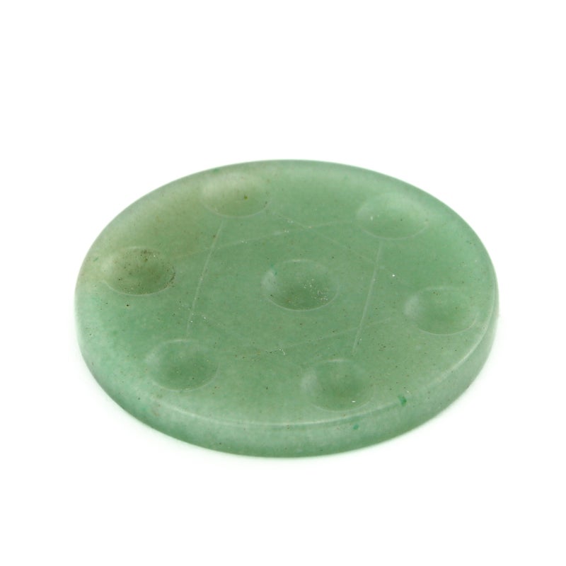 Natural Crystal Gem Mini Seven Star Array Seven Star Disc Round Bead Ornaments Seven Mans Star Feng Shui Home Jewelry Ornaments - Image 1