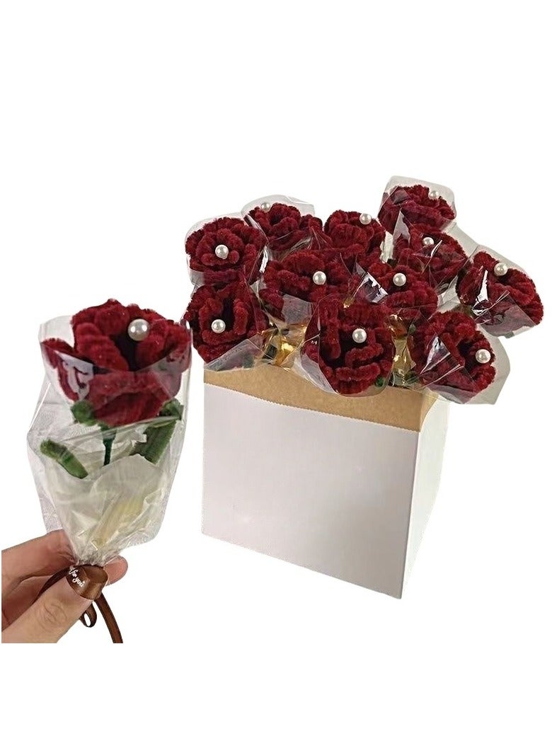 Handmade roses, 9 roses included - Image 2