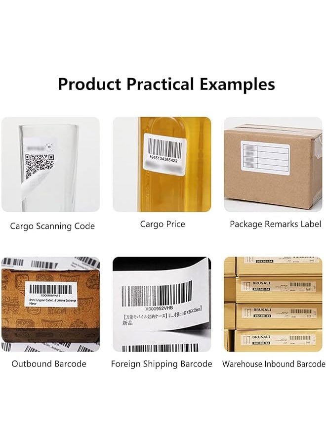 erorex - 100 Sheets Printable A4 Self Adhesive Stickers Shipping Mailing Label Fba Package Paper Compatible For Laser And Ink Jet Printers 44 Up Labels White 100 Sheets 4400 Labels A4 Label 44Pcs 100L - Image 1