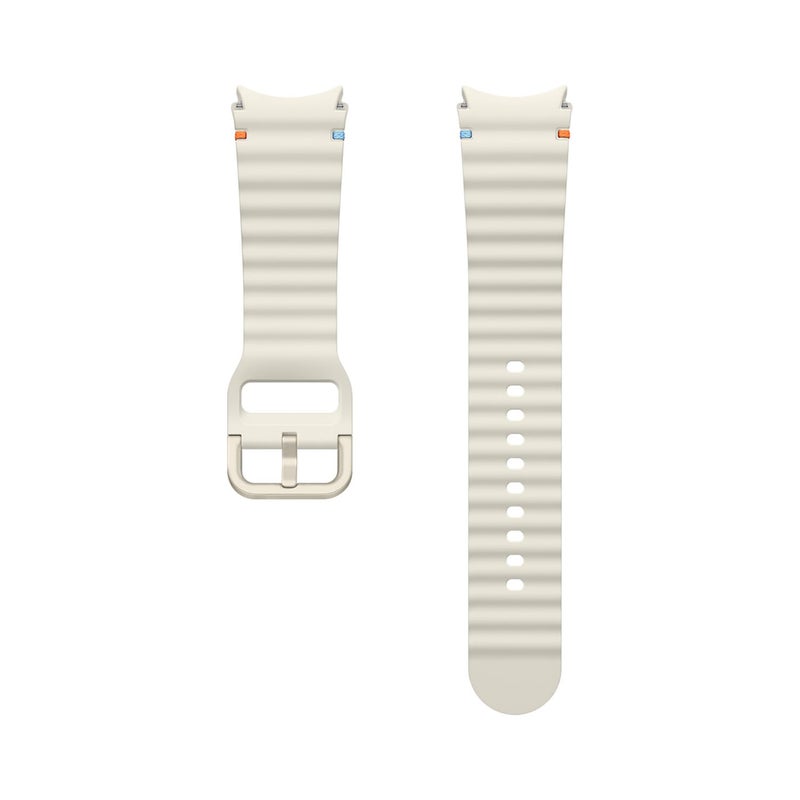Galaxy Watch7 Sport Band M/L – White Smartwatch Replacement Strap - Image 1