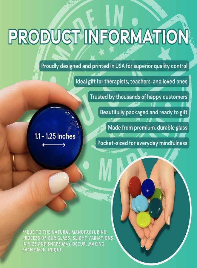 Lifeforce Glass Glass Stones for Mom, Tell Your Mother How Much You Love Her Six Times With This Thoughtful Gift. By Lifeforce Glass. - Image 4