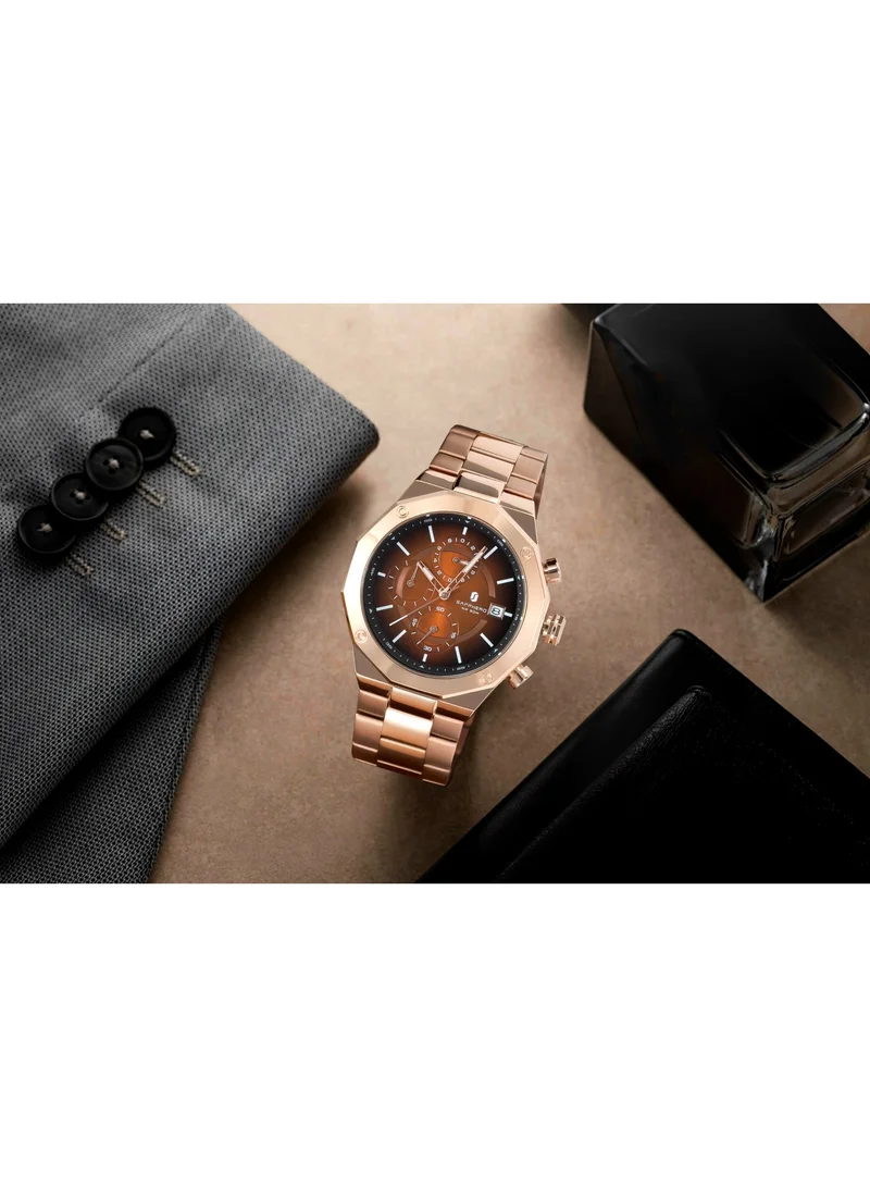 Sapphero 144 g SAPPHERO Men's Wrist Watches Octagonal Stainless Steel Quartz Watch for Men 50M Waterproof Analog Movement with Date Elegant Mens Gift SO2203 for Men | Best Price UAE