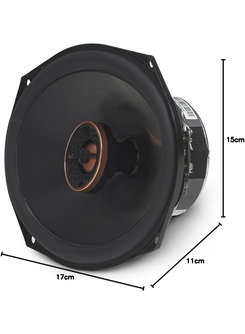 Infinity Reference 9632IX 6x9 Inch 2-Way Car Audio Coaxial Speakers – 300W Peak Power, Edge-Driven Textile Tweeter, Plus One™ Woofer Cone, High Sensitivity Car Door Speakers - Image 2