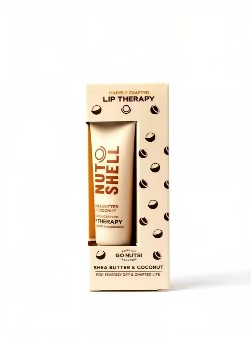 NUTSHELL Lip Therapy Shea Butter & Coconut – Deep Moisturizing Lip Balm for Dry & Chapped Lips 10g - Image 2
