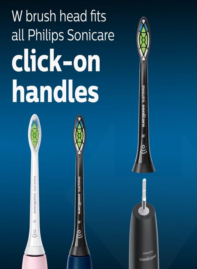 Sonicare رؤوس فرشاة الأسنان فيليبس سونيكير الأصلية و داiamondClean، 2 رؤوس فرشاة، أسود، HX6062/95 - Image 5