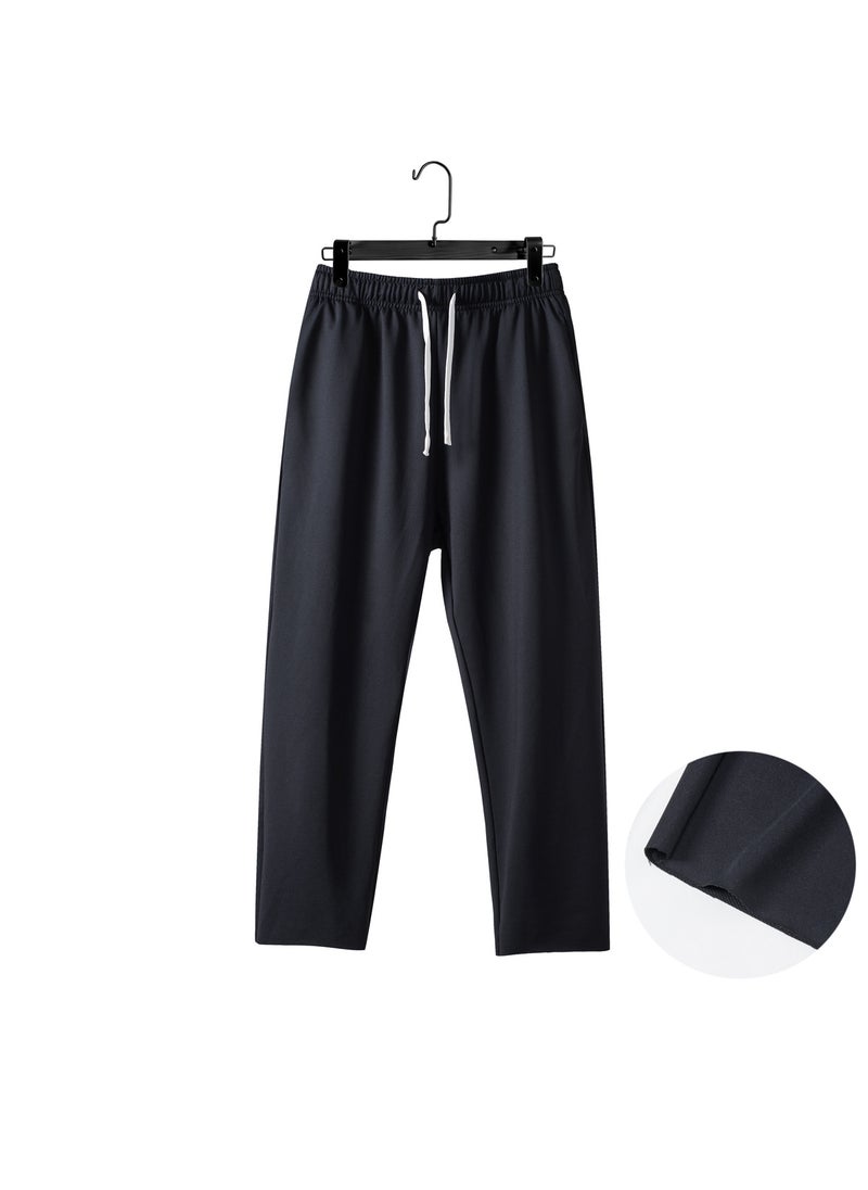 Generic - Casual Basketball Sweatpants Mens Nine Points Black - Image 1