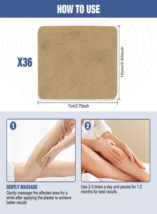 fangtaiabc 36PCS Varicose Veins Patch-Professional Relief for Varicose Veins in The Legs-Natural Improvement Spider Veins Patch- Strengthen Capillary Health and Improve Blood Circulation - Image 5