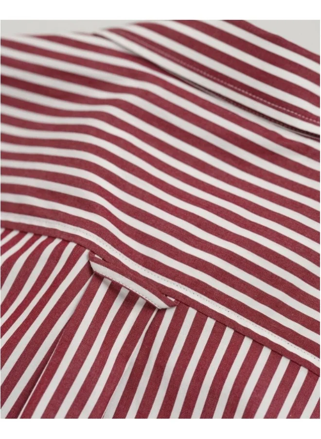 غانت Gant Regular Fit Striped Poplin Shirt