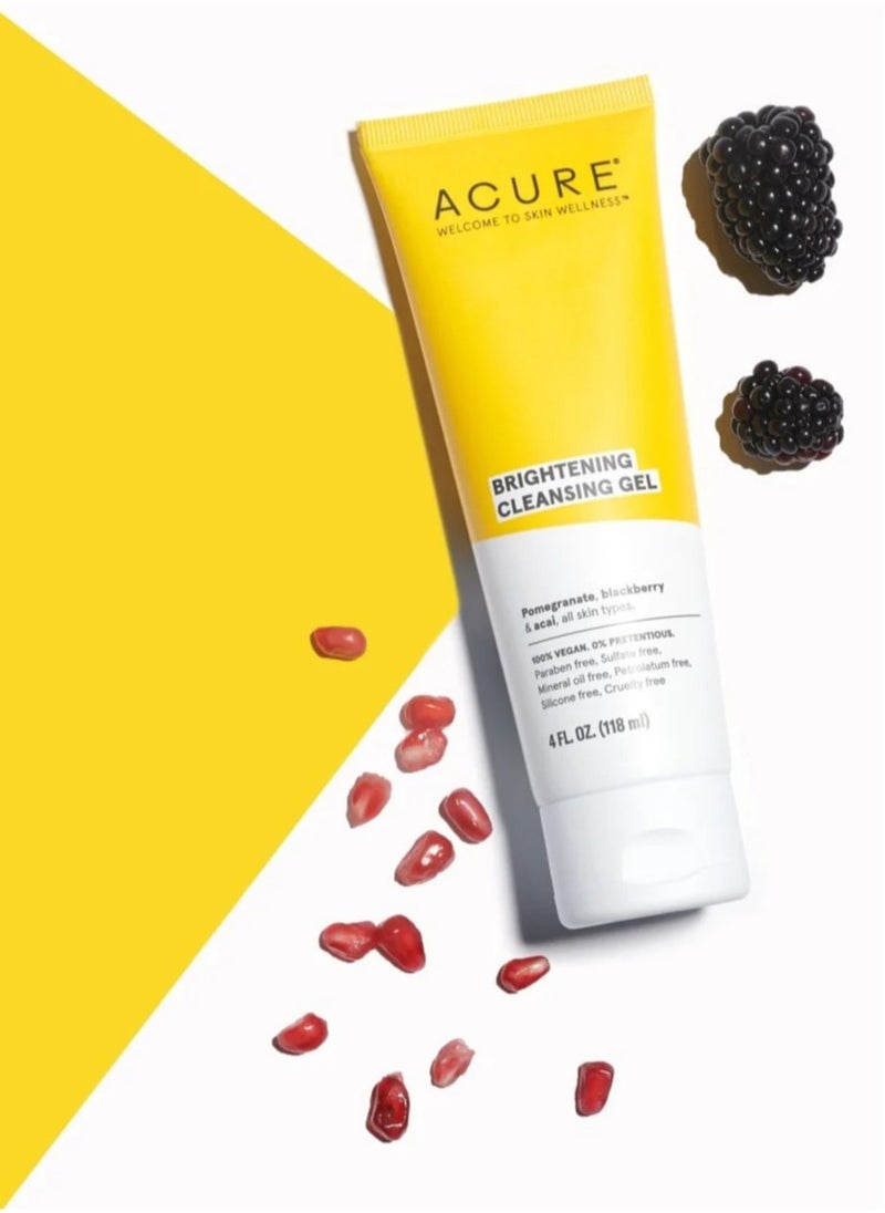 Acure Brightening Cleansing Gel 118ml  - Image 1