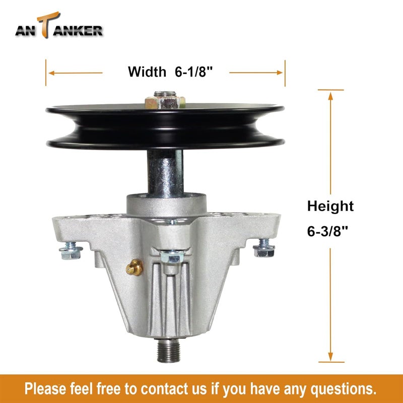 Antanker Spindle 918-04822A 918-04822B 618-04822 Replace for MTD Cub Cadet Troy Bilt 918-04889 918-04950, for Rotary 14328, for Oregon 82-058 42" Deck Tractor Riding Mower 30" Mini Riders LTX1040 - Image 2