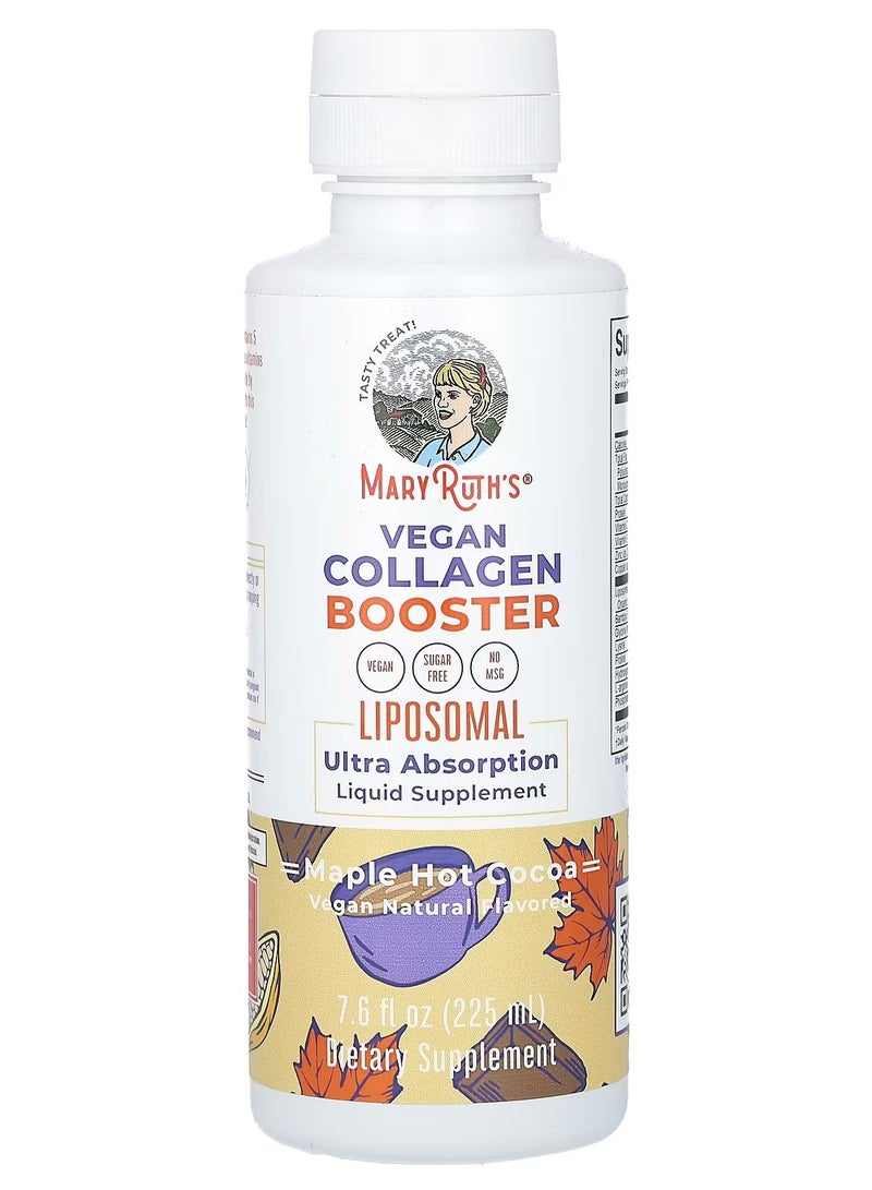 MaryRuth's Vegan Collagen Booster Liposomal Maple Hot Cocoa 7.6 fl oz (225 ml) - Image 1
