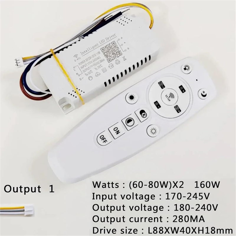 App Control LED Driver 2.4G Remote Dimmable Color Changeable Chandelier Transformer 12 24 40 80 120 360W 60 80W X2 160W - Image 3